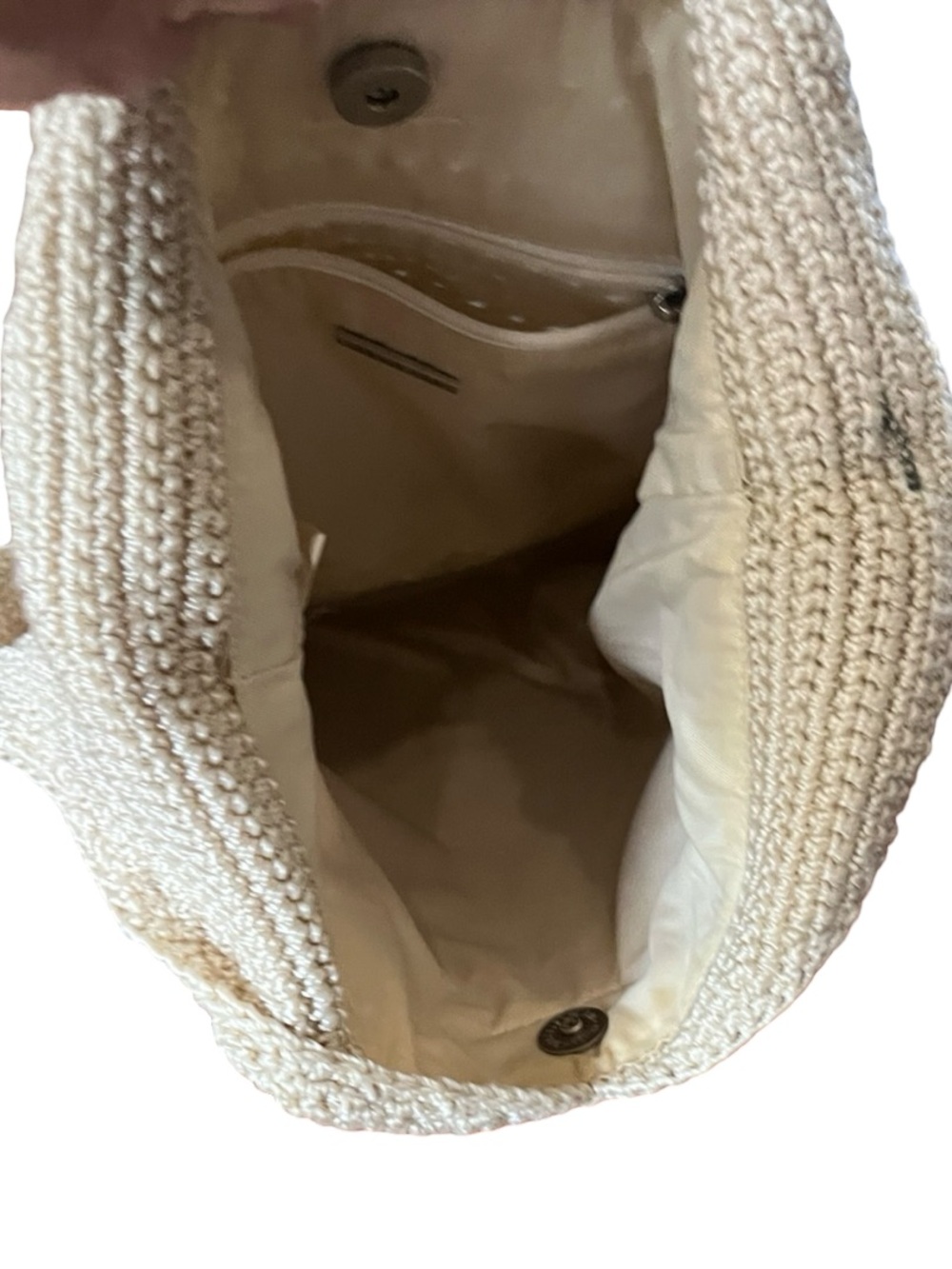 The Sak Cream Crochet Crossbody Bag - Picture 4 of 8